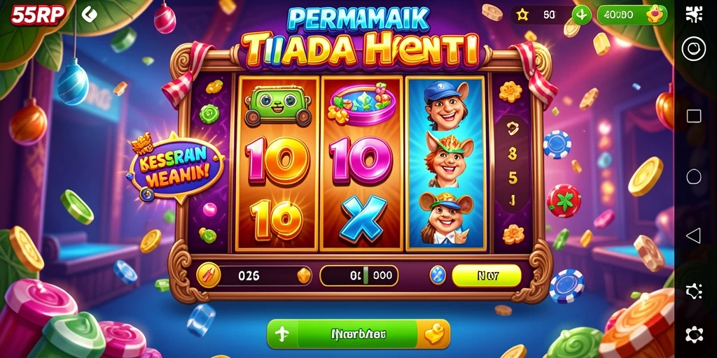 Gameplay Slot yang menegangkan dan mengasyikkan di 55RP.