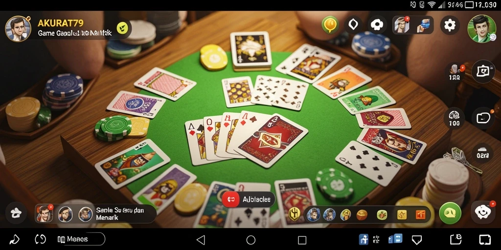 Gameplay Gaple yang menarik dan seru di AKURAT79.