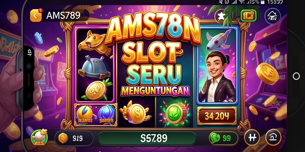 Tampilan gameplay Slot yang menawan dan mengasyikkan dari AMS789.