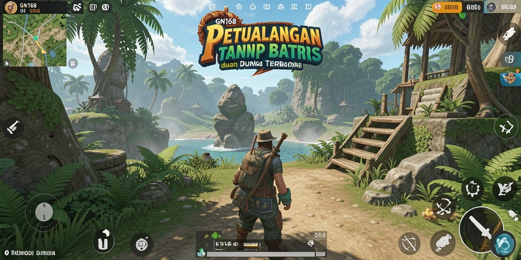 Gameplay GN168 yang seru dalam dunia terbuka.