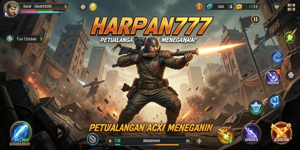Screenshot HARAPAN777 menampilkan momen aksi yang mendebarkan.