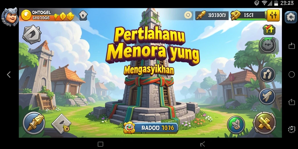 Gameplay menarik di OHTOGEL dengan strategi Tower Defense.