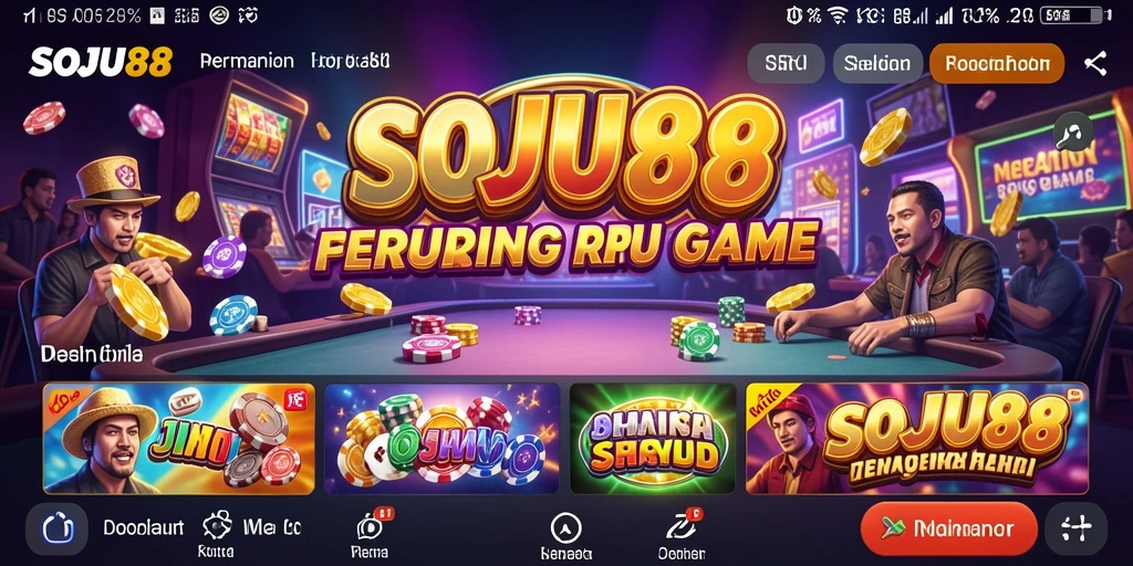 Tangkapan layar SOJU88 menampilkan gameplay kasino yang memikat dan interaktif.