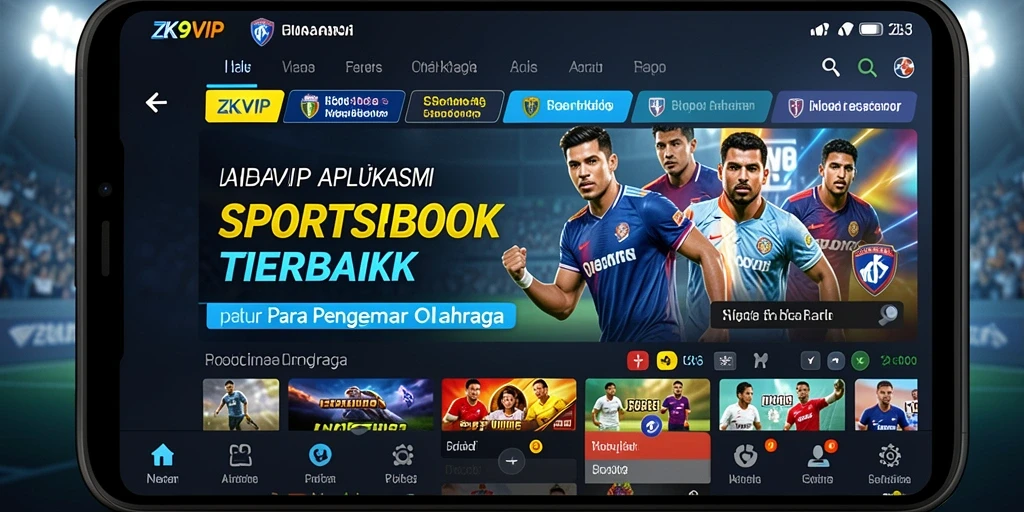 Tampilan menarik dari ZK9VIP yang memudahkan taruhan olahraga.